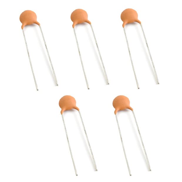 Комплет за керамички кондензатор на 40pcs Керамички кондензатори 50V 330pf диск кондензатори за електронско коло за DIY, случајна боја