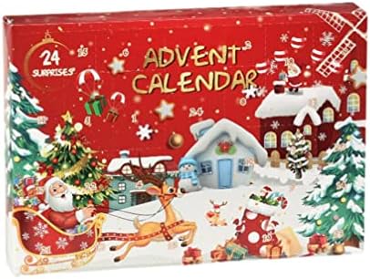 Божиќен Календар За Доаѓање Кутија За Подароци: 2021 Божиќен Календар За Одбројување Божиќна Тема Комплети За Играчки 24 Играчки