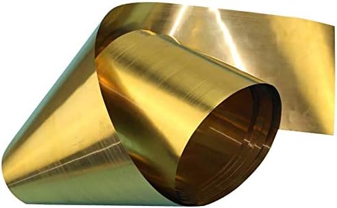 Месинг месинг метал метал метал со тенки листови со фолија за шипки 200мм/7,87inchx1000mm/39. 9инх месинг плочи за метална обработка