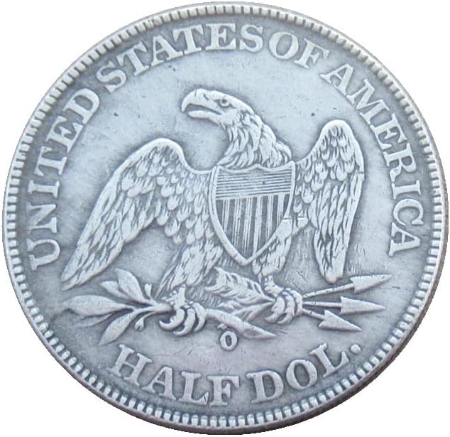 Американско Знаме Од Половина Долар 1840 Сребрена Реплика Комеморативна Монета