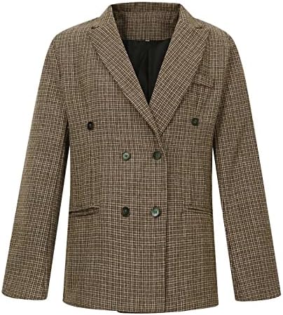 Blazer Man Долг ракав со качулка со копчиња за јакна од празникот пријатно стилско потопло со памук јакна од памук.