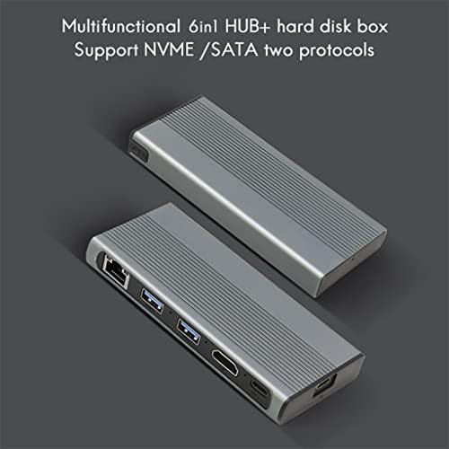 n/USB C Центар Тип C 3.1 До M. 2 30Hz 1 10Gbps M. 2 Ssd Куќиште КУЌИШТЕ USB C Центар Сплитер R Адаптер