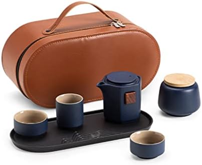 CXDTBH ТАВЕН ЧУВАЕ сет целосен сет тенџере три чаша керамика со табела за чај со висока подарок преносен сет чај сет