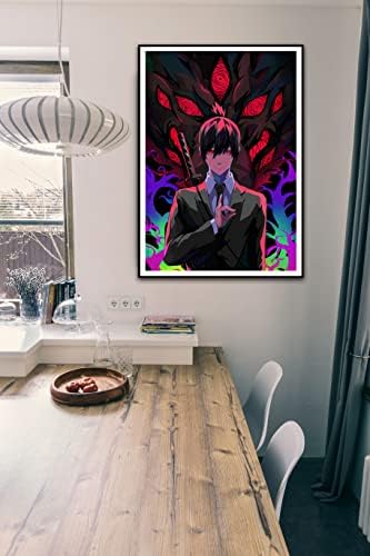 Постери за моторна пила ukeclvd, Hayakawa aki Јапонија манга личност аниме декоративна wallидна уметност сликарство пласла подароци 16x24 инчи