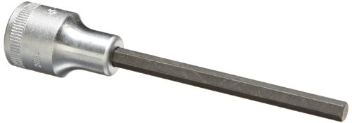 Stahlwille 03151207 1/2-инчен квадратен погон инхикс штекер, дополнителен долг за полесен пристап, изработен од челик од хромирана
