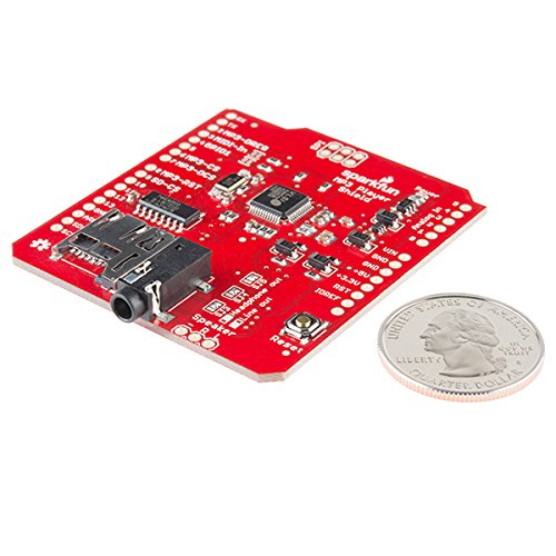 Sparkfun Mp3 Player Shield- Mp3 Decoder- Свртете го кој било компатибилен со таблата на Arduino во целосно функционален MP3 плеер- 3,5 mm аудио-jack-0,1