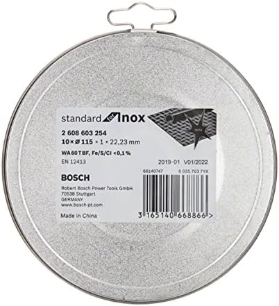 Bosch 2608603254 Стандард за диск со директно сечење на инокс-рапидо, бело