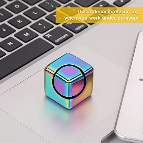 Qlkunla Fidget Cube Spinner Anti-Anxience Focusing Fidget Toys EDC Fidgets Spinner 4-во-1 играчки металик фокус играчки играчки коцка