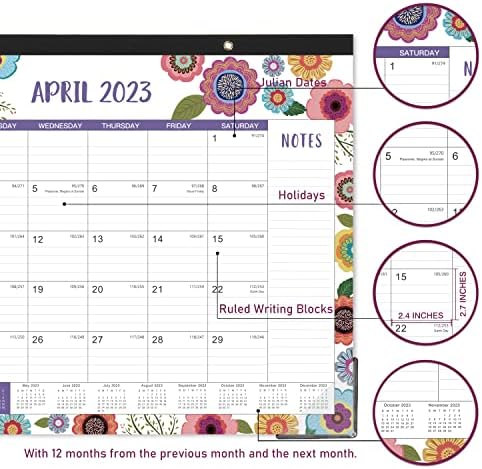 Календар за биро 2022-2023-2022-2023 Календар на бирото, Календар на големи биро 2022-2023, јули 2022 година-декември 2023 година, 17