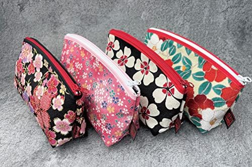 Тера Дистрибуција Мала Торба За Шминка За Чанта [Направена Во Јапонија] Традиционален Дизајн На Едо Комон Симпатична Козметичка Торбичка