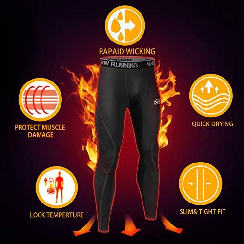 Запознајте ги термичките панталони за мажи, зимски скијачки слој долги хулахопки за компресија на ладно време хеланки за задржување на топлина