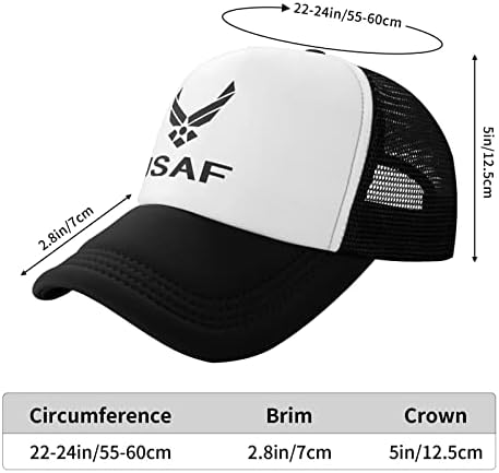 Американски воздухопловни сили USAF Unisex прилагодлива капа за камиони летни мрежи за бејзбол капа за прицврстување