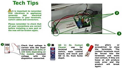 Glob Pro Solutions W10860464, W105717443 Главна контролна табла за миење садови компатибилен со Whirlpool Maytag Kenmore W10860464,