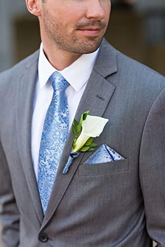 ДИБАНГУ СВЕТСКИ ПАИСЛИ Цветни Врски за мажи ткаени свадбени вратоврска за вратоврски шамиче за манжетнички