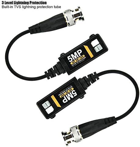 Autecen Video Balun, Cenddy 75Ω BNC глава траен предавател за дома