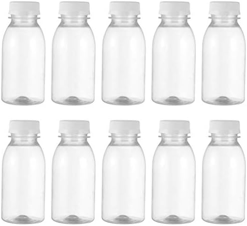 Doitool кафе Херметички контејнер Транспарентни шишиња со млеко 350мл празни шишиња кои можат да се користат чисти пластични контејнери со млеко со стаклени шишиња со ?