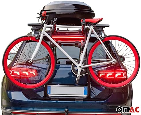 ОМАК 3 Велосипед Решетката За Фолксваген ГОЛФ VII Спорт Ван 2014-2019 Црна | Автомобил Багажникот Планината Велосипед Превозникот 99 Фунти Оптоварување Преклопуваат Сите