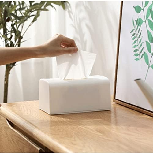 ДИНГЗЗ Пластично ткиво кутија квадрат домашно ткиво салфки за салфетки куќиште за кујнски организатор кујнски држач