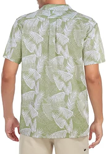 Century Star Mens Hawaiian кошули Цветни обични кошули со копче надолу Тропски летни кошули за мажи