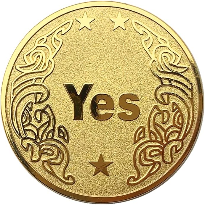 Донесување одлуки Среќа Љубов Да Позлатена Комеморативна Монета Колекција Монета Олеснување Монета Златник Монета Заб Самовила Медал