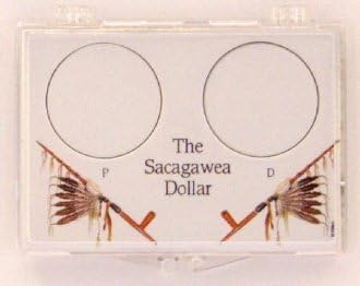 Sacagawea Долар P &засилувач; D Предвремени Заклучување 2x3 Носителот Монета 3 Пакет