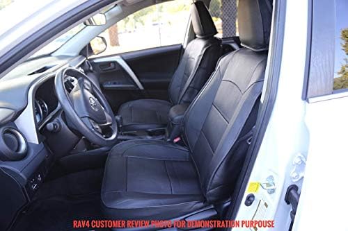 Oasis Auto -2022 Pilot Custom Fit PU Fore Seat Cover компатибилен со Honda Pilot -2017-2018-2019-2020-2021-2022