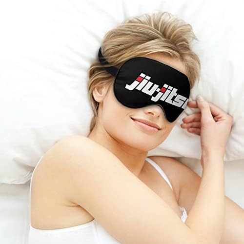 Џиу Џицу Меки Маски За Очи Со Прилагодлив Ремен Лесен Удобен Превез За Спиење