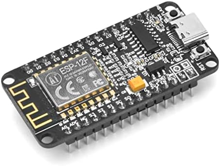 OSOYOO NODEMCU MODULE USB-C ESB8266 ESP-12F WiFi Development Board со CH340 за Arduino IDE/Micropython вклучува туторијал…