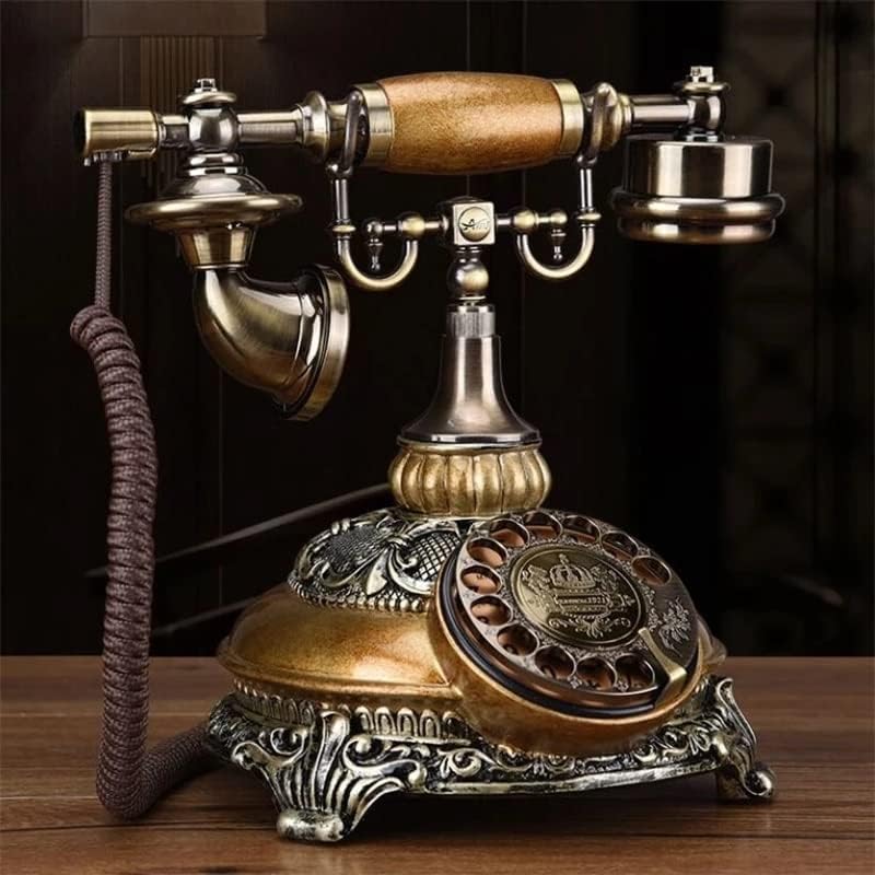 Gretd fshion Rotary Dial Lansline Телефонски кабел антички фиксен телефон