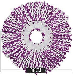 Замена 360 ротирачка глава лесна микрофибер вртење на подот од глава последен круг памук за еднократно памук