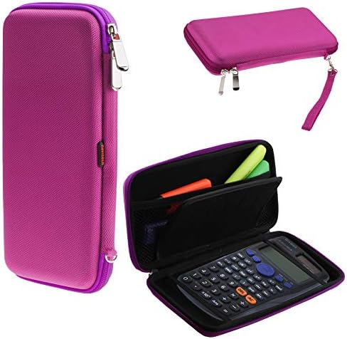 Калкулатор за графики на Navitech Purple Thard Case/Cover со торбичка за складирање компатибилен со Casio FX-115MS-SC-UH