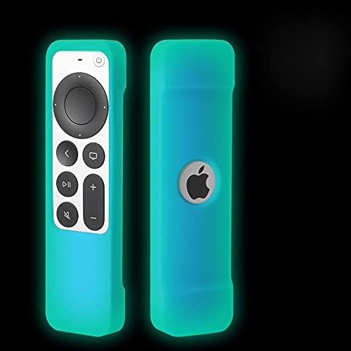 АКВОКС [Ноќен Сјај Сина] Замена На Куќиштето За Далечинско Покритие За НОВАТА ТВ Серија На Apple 4k 6 / 6-Та Генерација 2021 Siri 2-ри