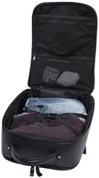 Бенеман | Оригинален ранец за патувања од кожа 17 лаптоп-одделение | лента за прикачување на багаж, заштита од РФИД, ykk патент,
