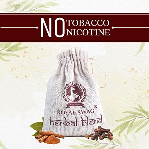 Royal Swag Herbal тутун бесплатна и никотин бесплатна органска мешавина за пушење 1 пакет
