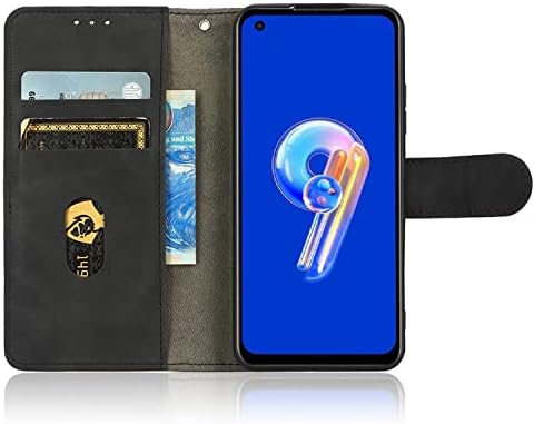 Дамондиев Случај За Zenfone 9, Asus Zenfone 9 Телефон Случај, Кожа Паричник Шокпроф Флип Фолио Телефон Покритие Картичка Слотови