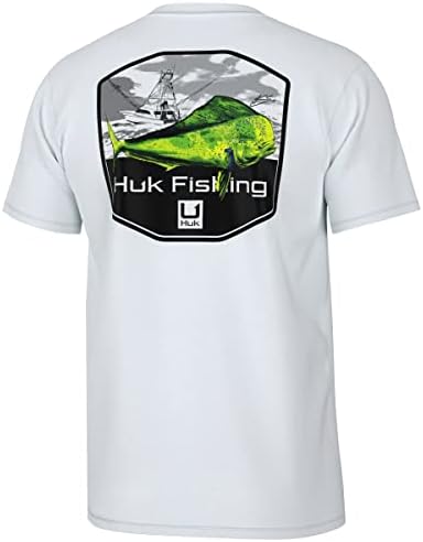 Хук Машка КЦ Скот Краток ракав, маица за риболов со перформанси