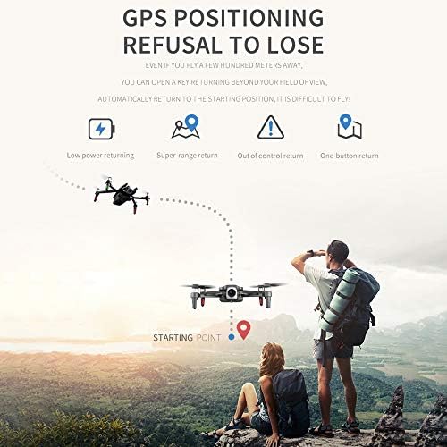 GOOLRC KK13 GPS дрон со 4K HD камера за возрасни, 5G WiFi FPV дрон со 2-оски гимбал, мотор без четка, преклопен RC квадкоптер