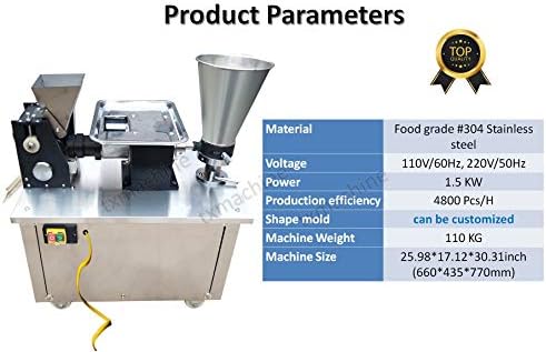 Машина за кнедли со кнедли TxMachine Автоматска машина за создавање емпанада 4800pcs/h машина Pierogi Samosa со 1 бесплатна мувла