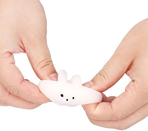 Снеженфолер Скајно мини масното зајак играчка, мода симпатична бавно зголемување на лекувањето за забавно шега подарок што расте играчки Декомпресија