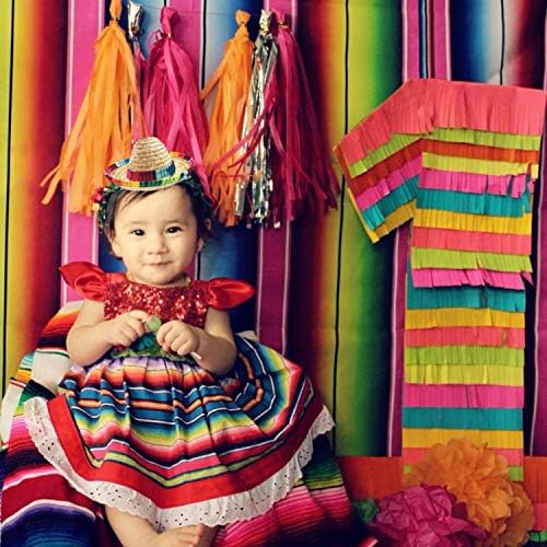 Гусли 3 Пакет Сомбреро Капи Мини Мексиканска Капа За Забави со Лента За Глава За Деца Момчиња Девојчиња Возрасни Фиеста Мексикански Роденден Декорации За Забави Во
