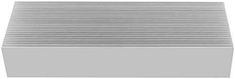 Nxtop Сребрен тон алуминиумски радијатор загреана топлина мијалник за топлина 4,72 x2.71 x 1,41 / 120 x 69 x 36mm