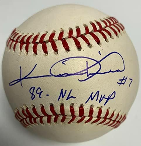 Кевин Мичел потпиша мајор лига Бејзбол МЛБ „89 NL MVP“ PSA T15731 Метс - Автограмски бејзбол