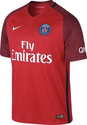 Nike Mens Paris-Saent Germain стадион Jerseyерси-Challenge Red