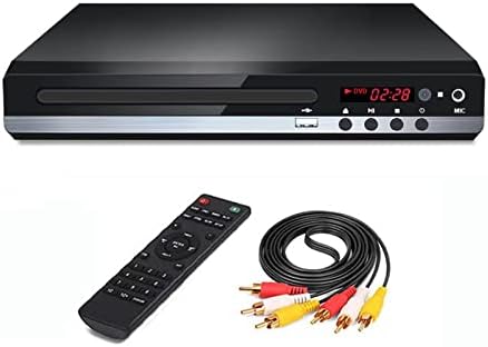 Домашен преносен ДВД -плеер за повеќе формати за ТВ, поддршка HDMI AV излез, компатибилна CD SVCD VCD функција