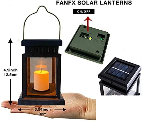 2 парчиња мали соларни светла за соларни фенери Божиќни соларни фенери на отворено водоотпорен соларен фенер за внатрешен двор за украси на отворено
