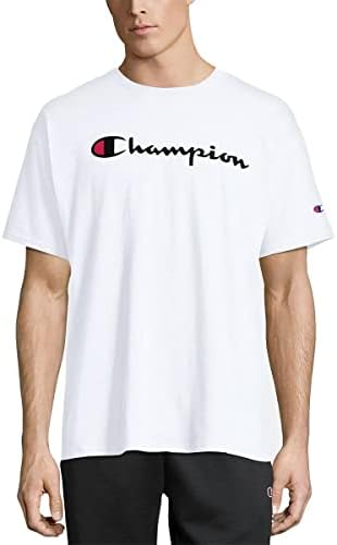 Шампионска машки маица, памук со екипаж, маица со средна тежина, сценариото