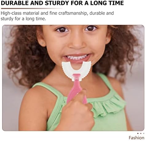 Doitool бебе за заби четка деца, облик на цела уста за заби 3 парчиња мека силиконска четка за четка за заби, четка за заби со кутии,