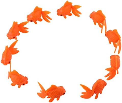 Паткав деца играчки играчки за бања 3 парчиња вештачки аквариум риба, симулација на украси од златна риба лажна риба гума златна риба вештачко движење риби бања бањ