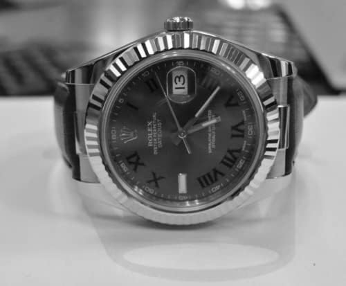 Ewatchparts 21MM ПРИЛАГОДЕНО КРАЈ ЛИНК ПАРЧЕ КОМПАТИБИЛЕН СО 39MM ROLEX EXPLORER II 216570 РЕМЕН СЈАЈНА ЦЕНТАР