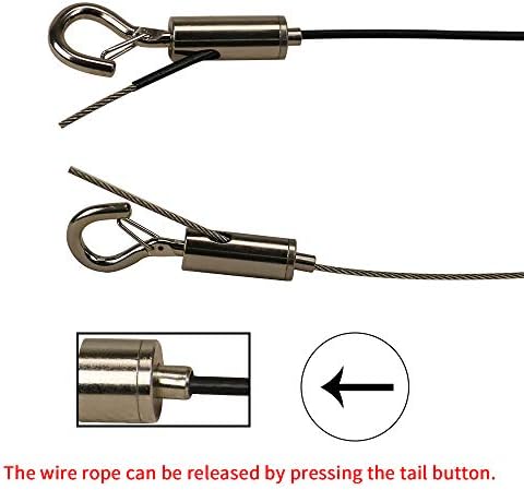 Turnension yql преносна кука и око за напнатост за 1/16-3/32 Galvanized/304/316 Водич за кабел од не'рѓосувачки челик жица за јаже светло висечки